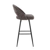 Renee Upholstered 30" Fixed-Height Barstool - Set of 2