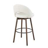 Renee Upholstered 30" Fixed-Height Barstool - Set of 2
