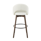 Renee Upholstered 30" Fixed-Height Barstool - Set of 2