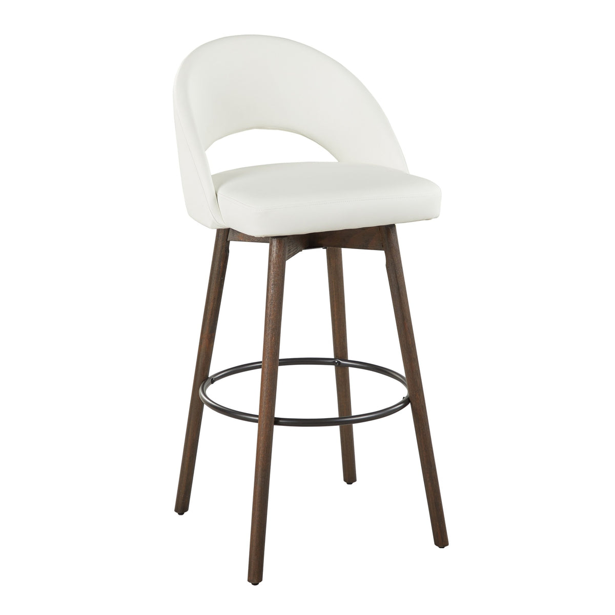 Renee Upholstered 30" Fixed-Height Barstool - Set of 2