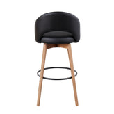 Renee Upholstered 30" Fixed-Height Barstool - Set of 2