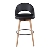 Renee Upholstered 30" Fixed-Height Barstool - Set of 2