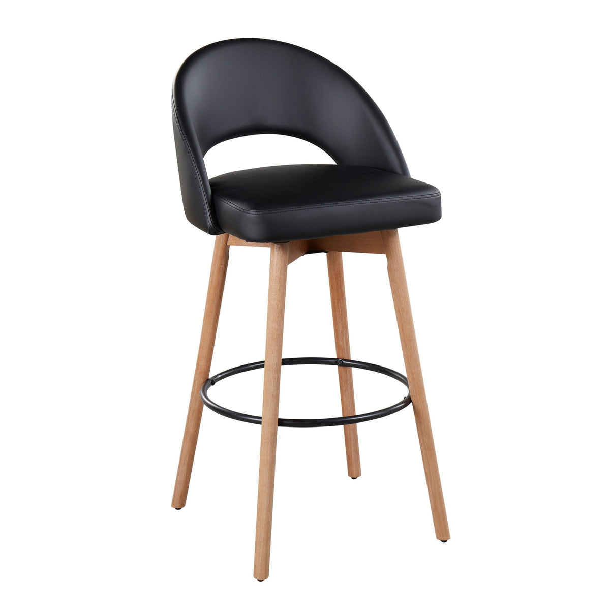 Renee Upholstered 30" Fixed-Height Barstool - Set of 2