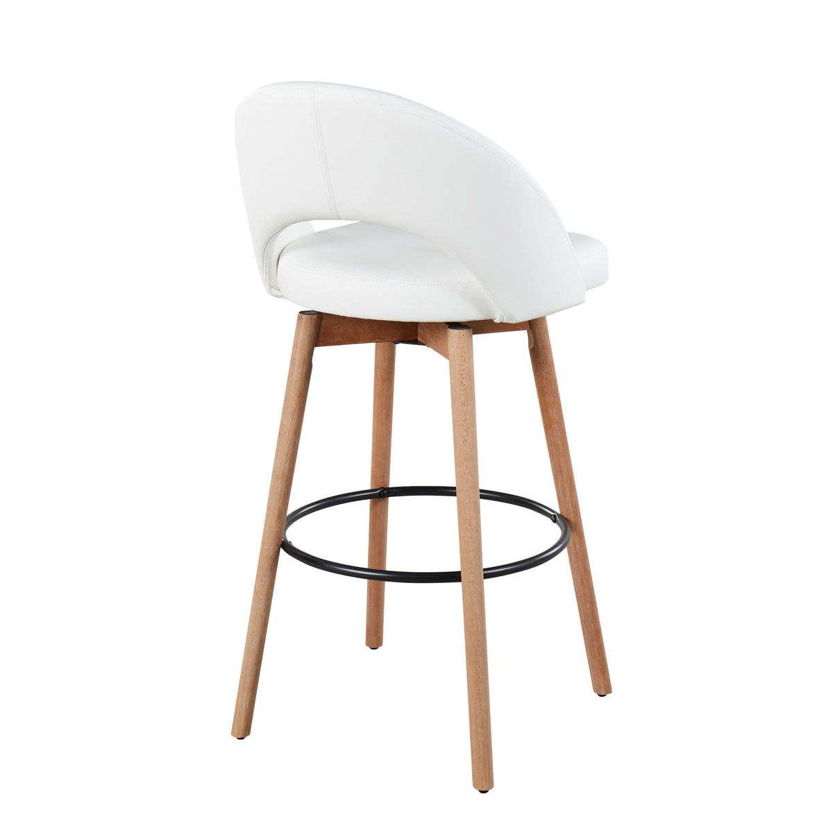 Renee Upholstered 30" Fixed-Height Barstool - Set of 2