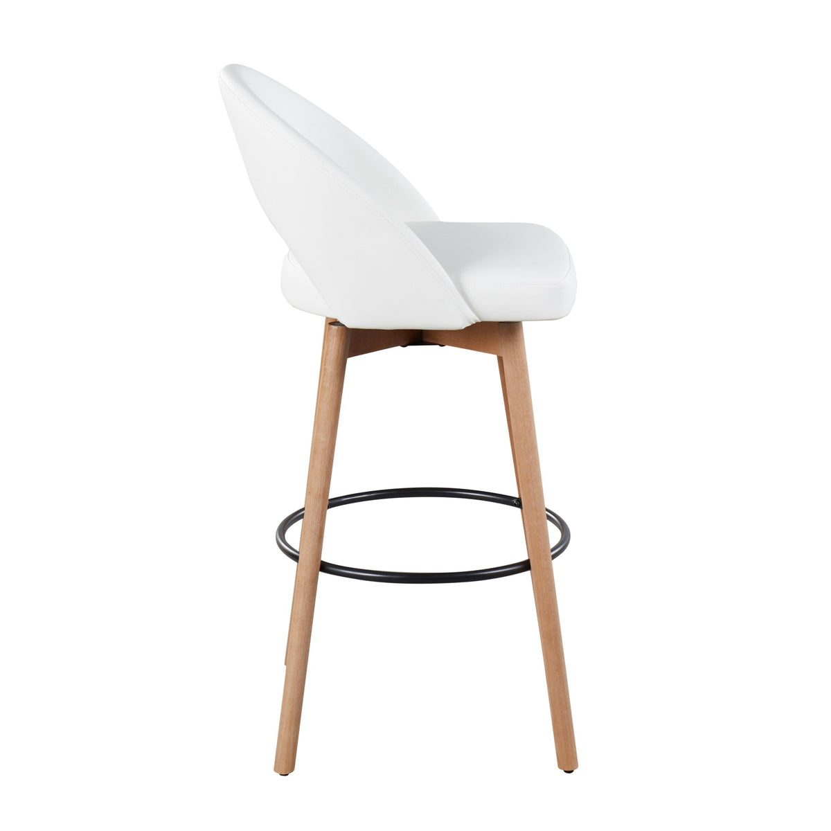 Renee Upholstered 30" Fixed-Height Barstool - Set of 2