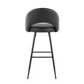 Renee Upholstered 30" Fixed-Height Barstool - Set of 2