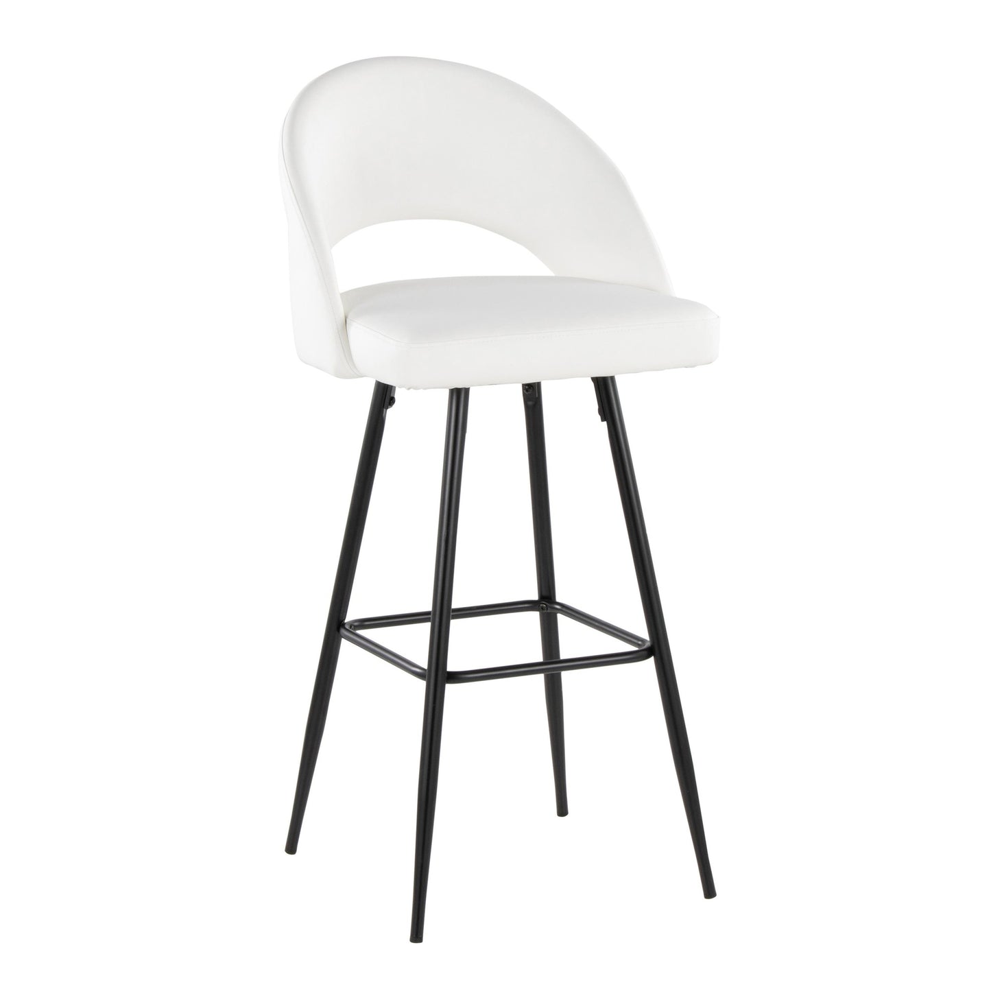 Renee Upholstered 30" Fixed-Height Barstool - Set of 2