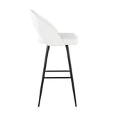 Renee Upholstered 30" Fixed-Height Barstool - Set of 2