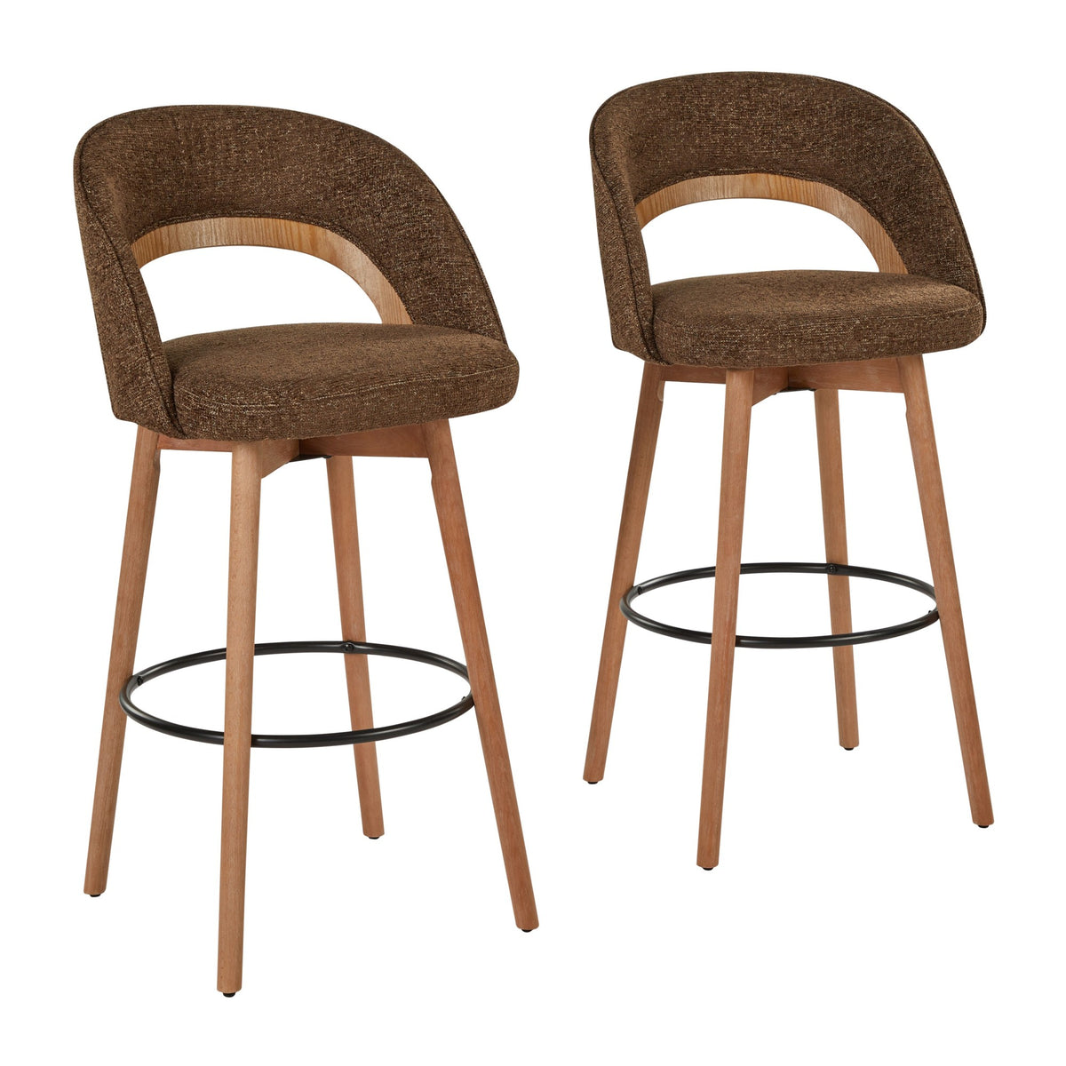 Reno 30" Fixed-Height Barstool - Set of 2