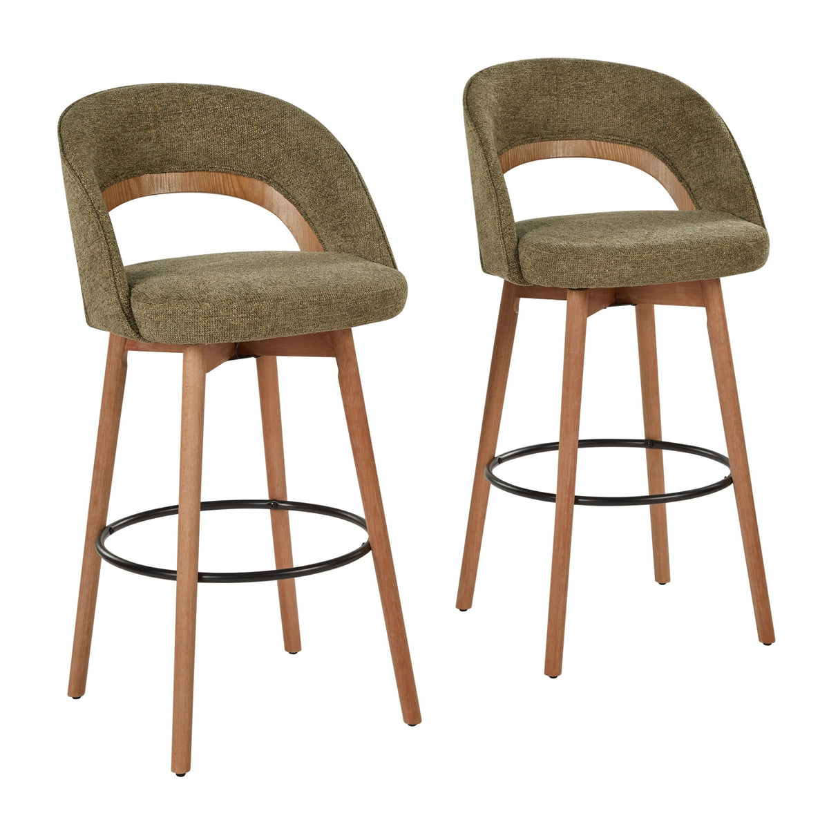 Reno 30" Fixed-Height Barstool - Set of 2