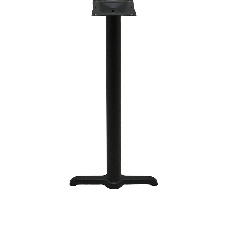 Labor-Saver Black Stamped Steel T-Table Base