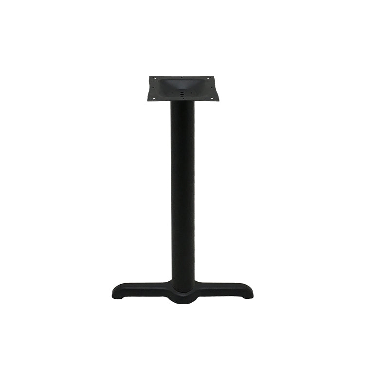 Labor-Saver Black Stamped Steel T-Table Base