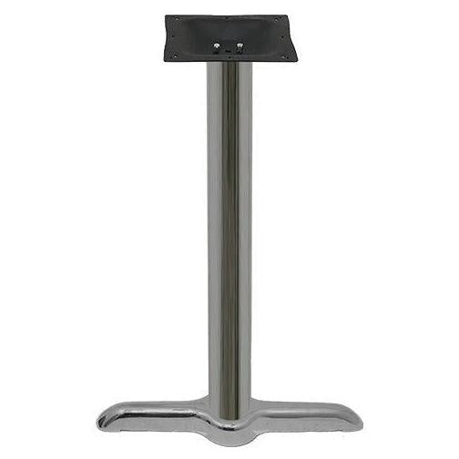 Labor-Saver Chrome Stamped Steel T-Table Base