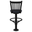 Vertical Slat Bolt Down Metal Swivel Bar Stool19c443801317190d21