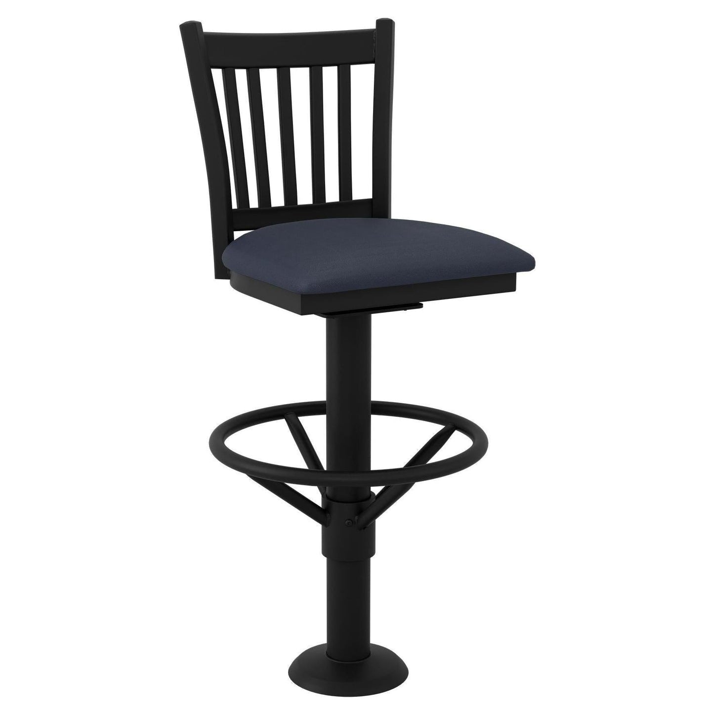 Vertical Slat Bolt Down Metal Swivel Bar Stool19c443801314b22cfc