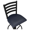 Premium Ladder Back Bolt Down Metal Swivel Bar Stool19c4422a291173d870