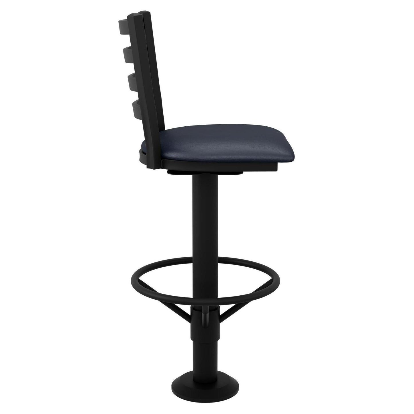 Premium Ladder Back Bolt Down Metal Swivel Bar Stool19c4422a2914b12bc2