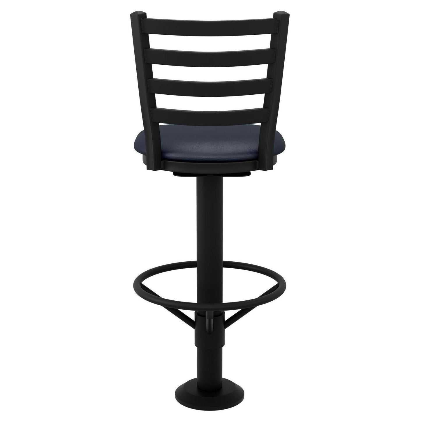 Premium Ladder Back Bolt Down Metal Swivel Bar Stool19c4422a2913e15dae