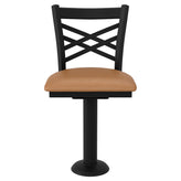 X Back Bolt Down Swivel Metal Chair19c445dcc2d460bfef