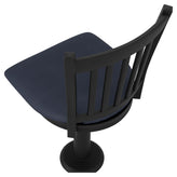 Vertical Slat Bolt Down Swivel Metal Chair19c44671b6811a6101