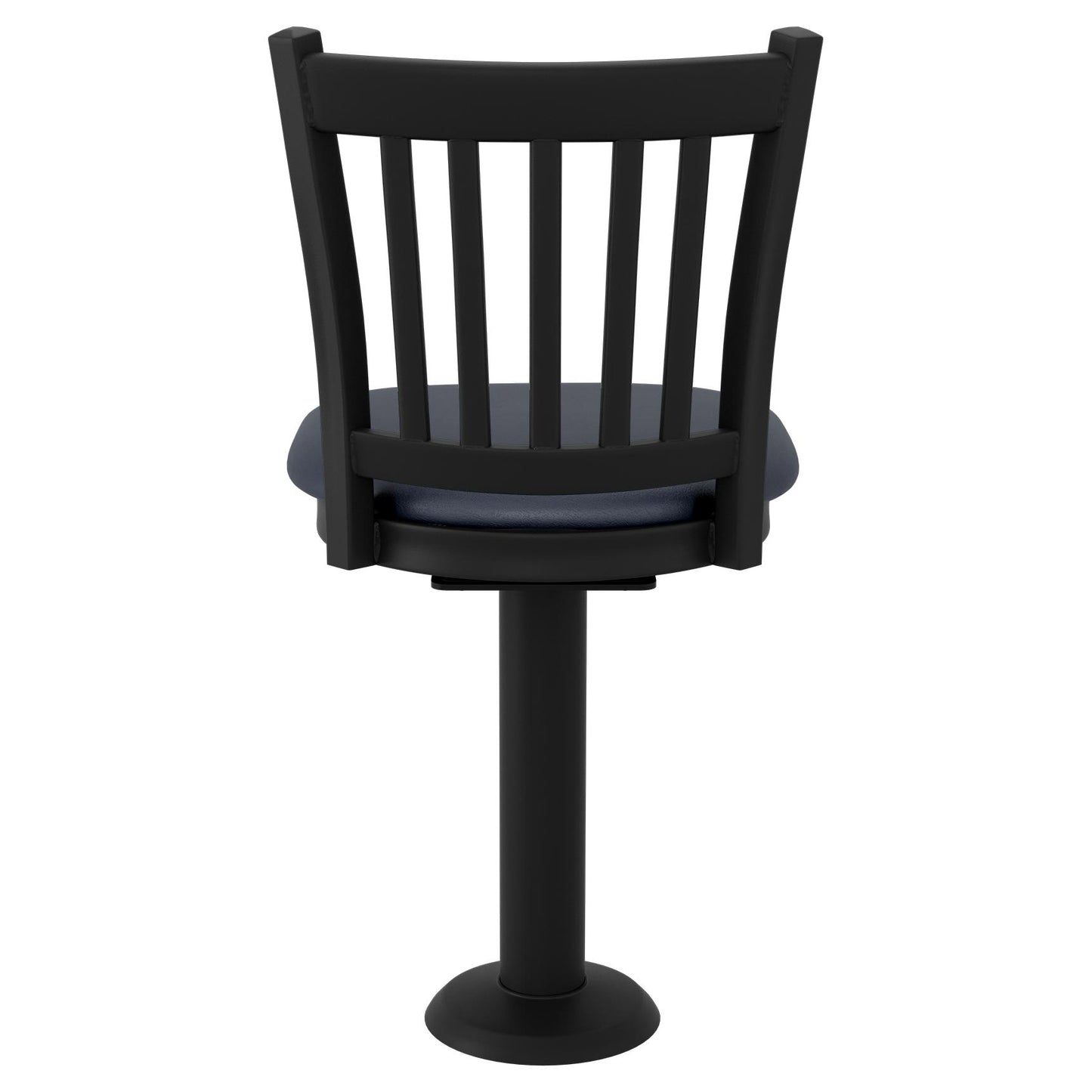 Vertical Slat Bolt Down Swivel Metal Chair19c44671b687355f67