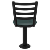 Ladder Back Bolt Down Swivel Metal Chair19c4466d3c66970876