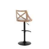 Charlotte Adjustable Barstool - Set of 2