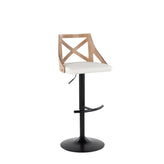 Charlotte Adjustable Barstool - Set of 2