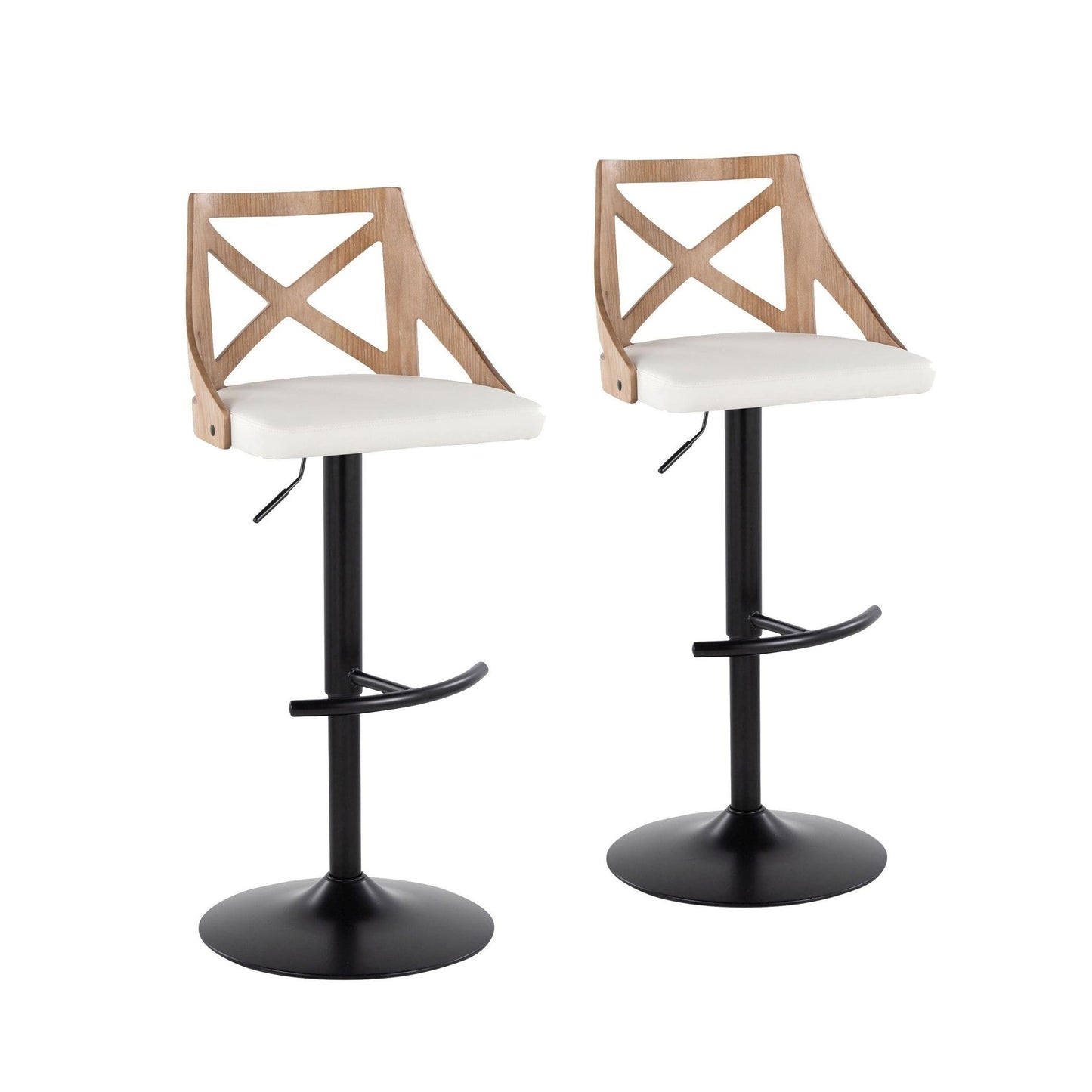 Charlotte Adjustable Barstool - Set of 2