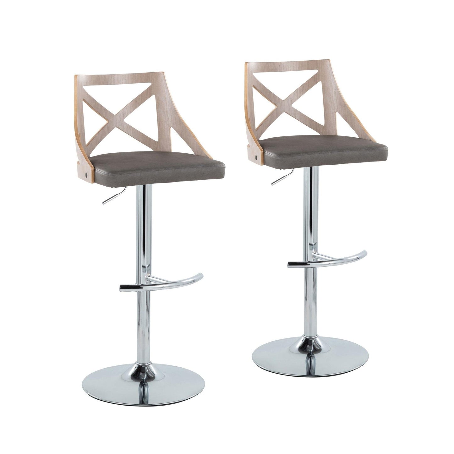 Charlotte Adjustable Barstool - Set of 2