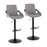 Cosmo Adjustable Barstool - Set of 2