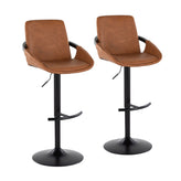 Cosmo Adjustable Barstool - Set of 2