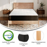 Dream Cooling Gel 10 Inch CertiPUR-US Certified Foam and Pocket Spring Hybrid Mattress, Full Mattress in a Box