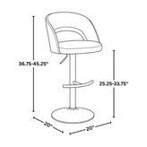 Reno Adjustable Barstool - Set of 2