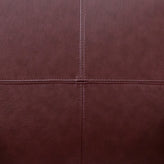 Taylor Burgundy LeatherSoft Executive Side Reception Chair with Mahogany Legs