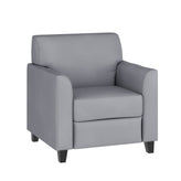 HERCULES Diplomat Series Gray LeatherSoft Chair