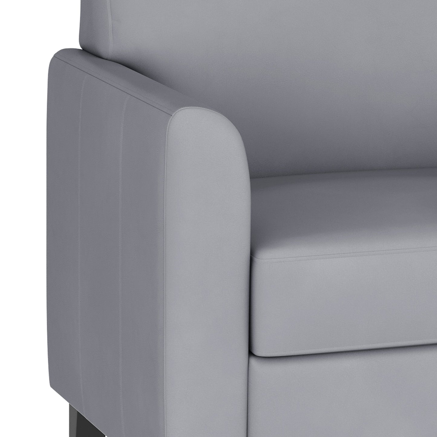 HERCULES Diplomat Series Gray LeatherSoft Chair