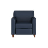 HERCULES Diplomat Series Navy LeatherSoft Chair