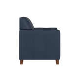 HERCULES Diplomat Series Navy LeatherSoft Chair