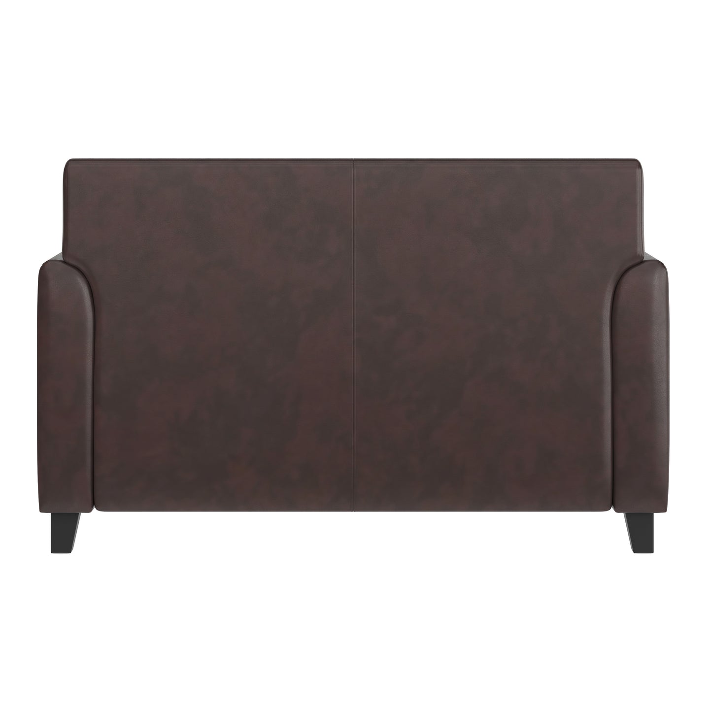 HERCULES Diplomat Series Brown LeatherSoft Loveseat