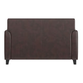 HERCULES Diplomat Series Brown LeatherSoft Loveseat