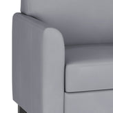 HERCULES Diplomat Series Gray LeatherSoft Loveseat