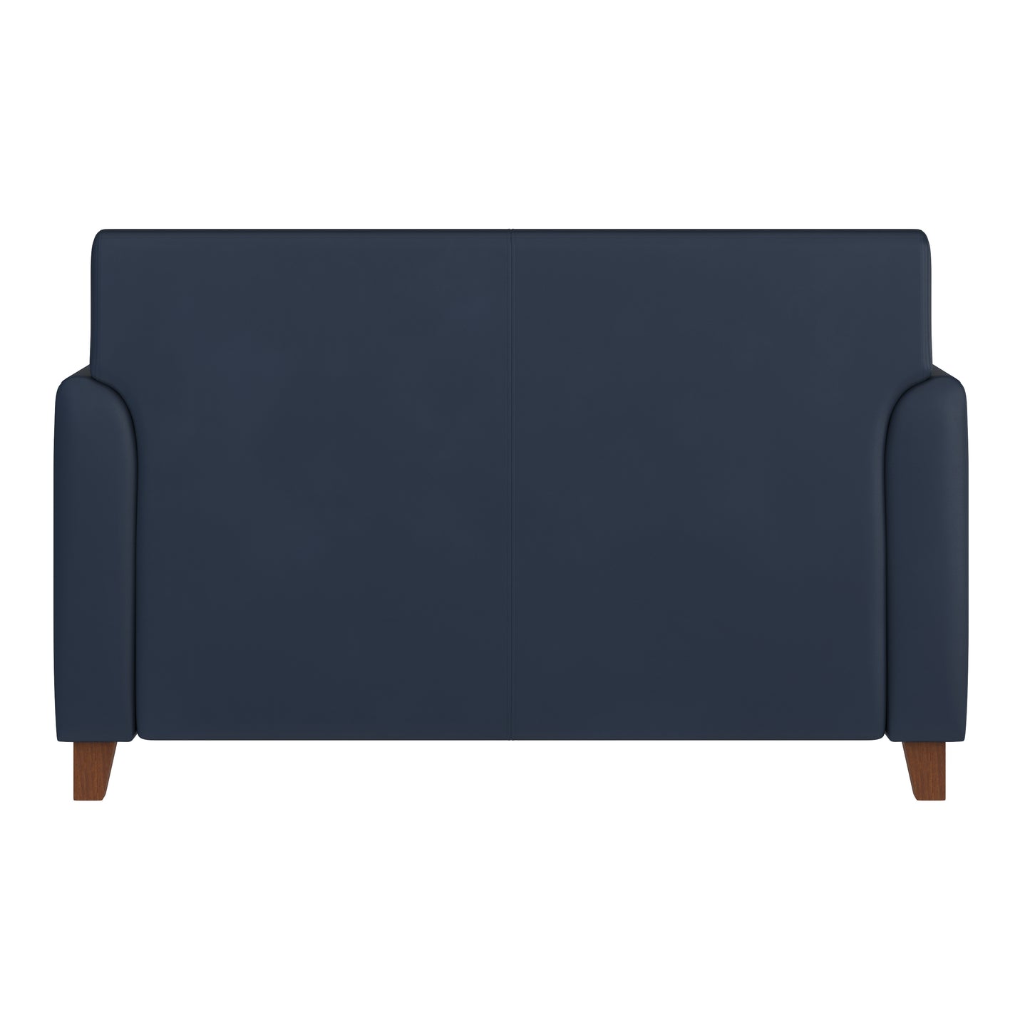 HERCULES Diplomat Series Navy LeatherSoft Loveseat
