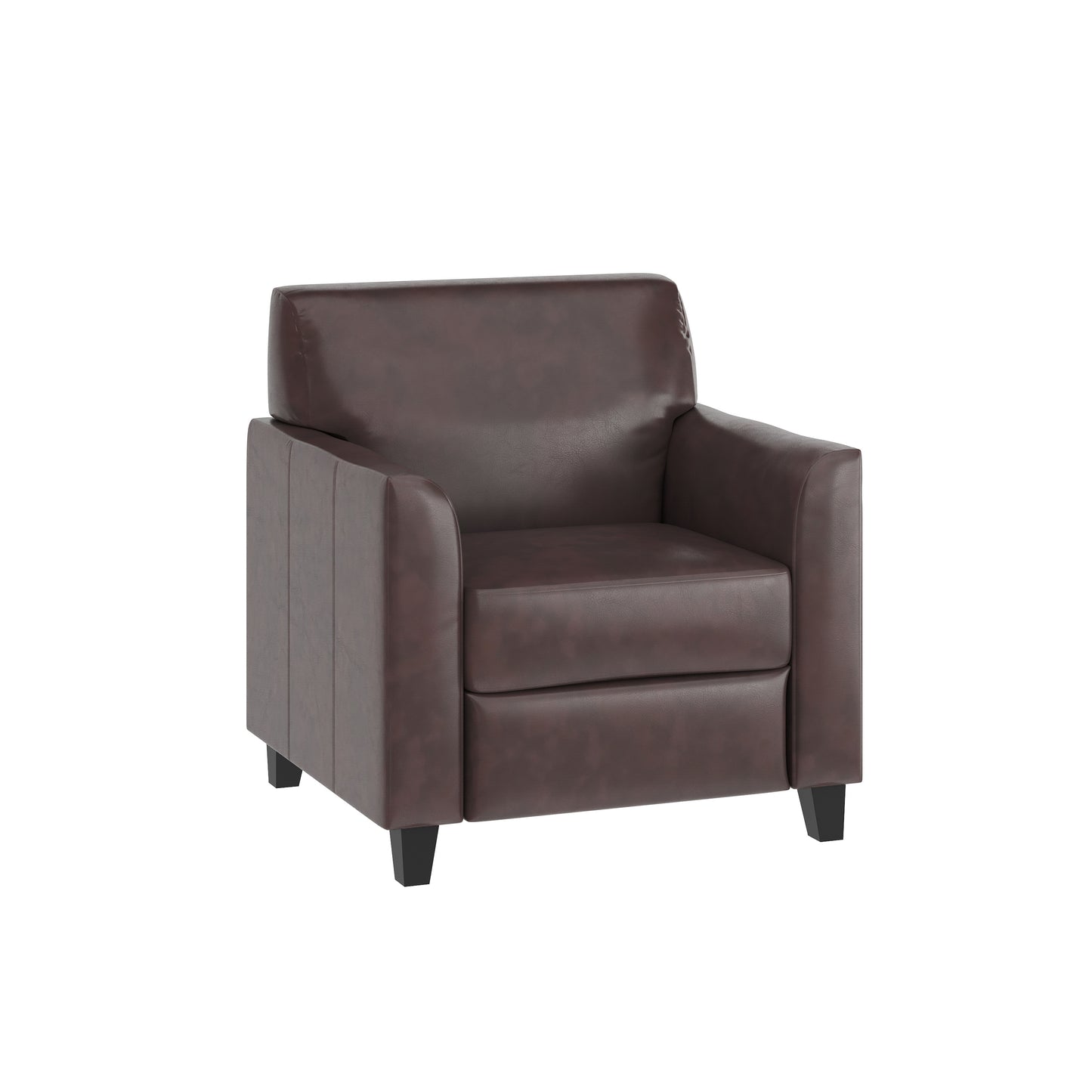 HERCULES Diplomat Series Reception Set in Brown LeatherSoft