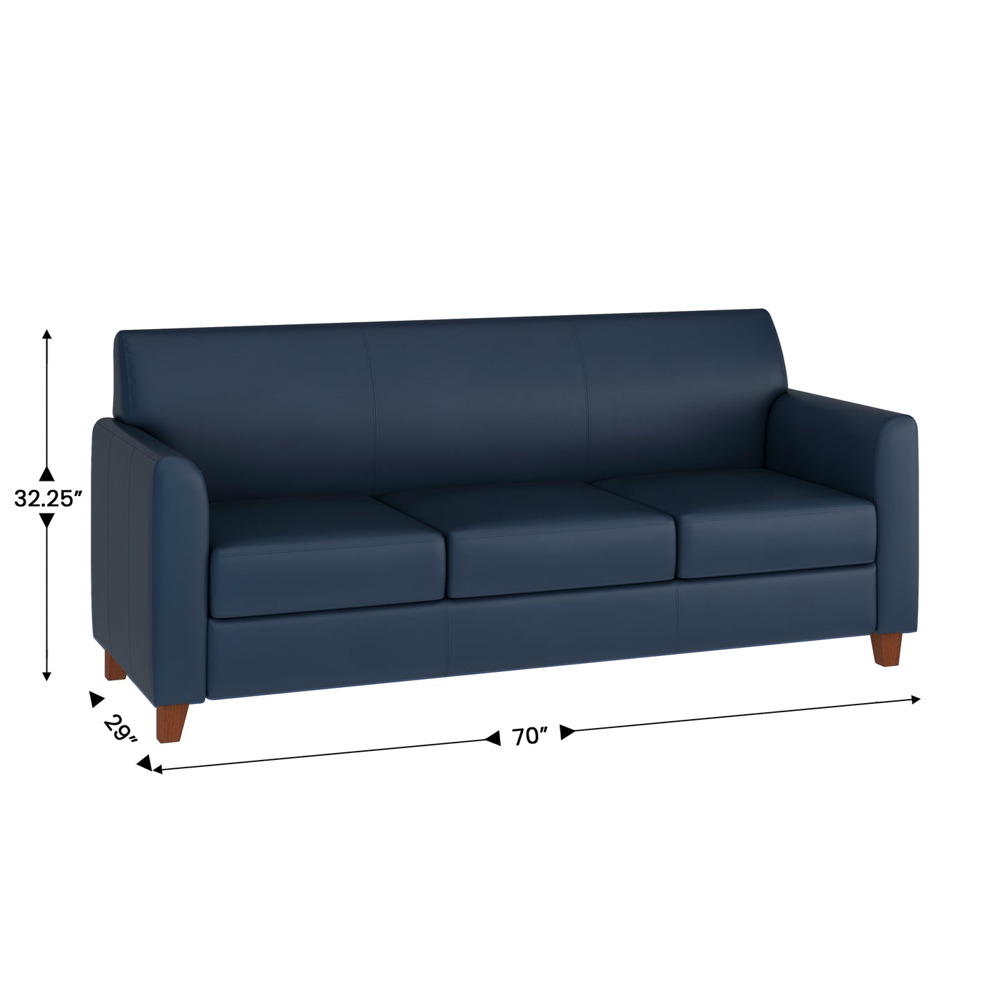 HERCULES Diplomat Series Reception Set in Navy LeatherSoft