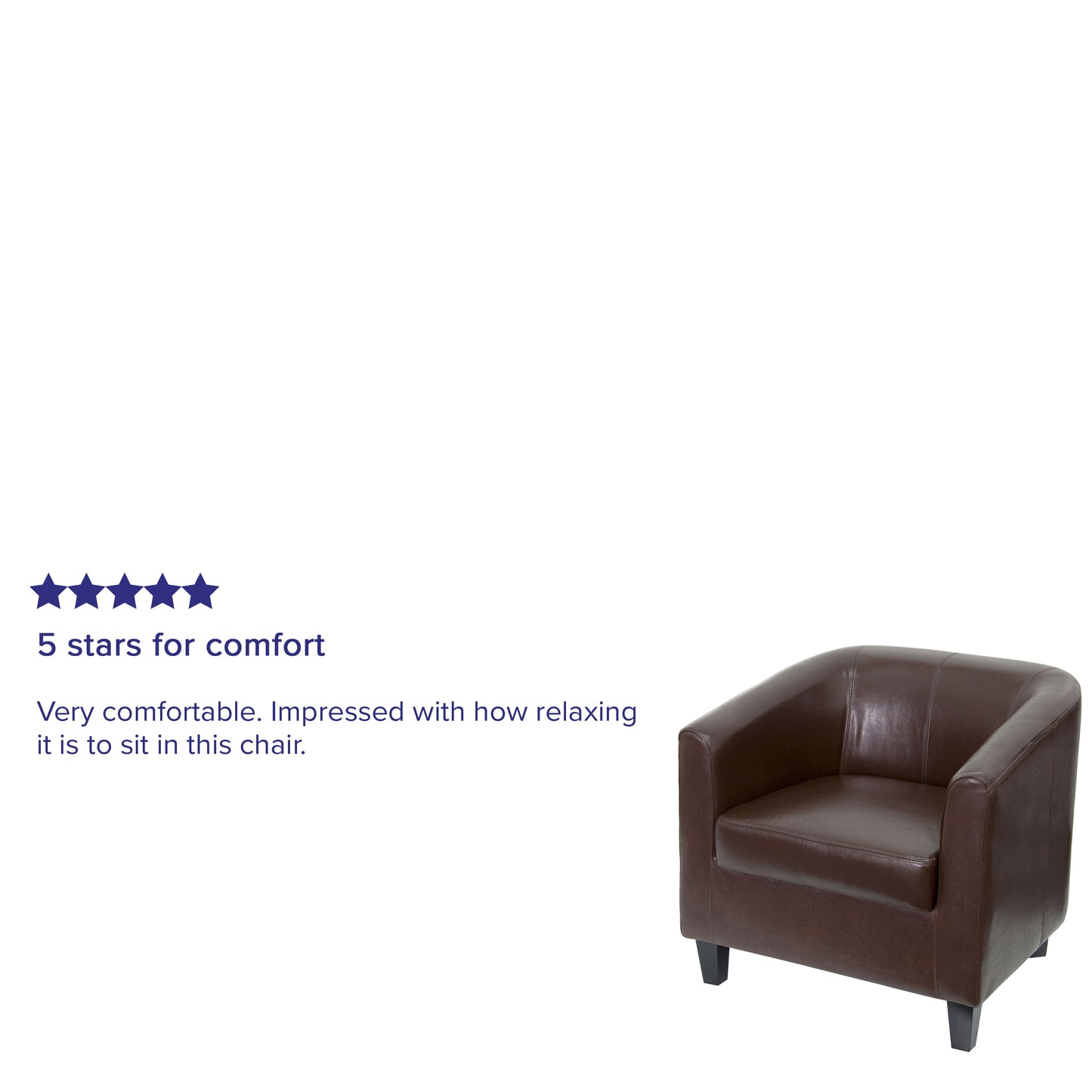 Katie Brown LeatherSoft Lounge Chair