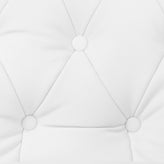 Hansel High Back Traditional Tufted White LeatherSoft Multifunction Executive Swivel Ergonomic Office Chair with Arms