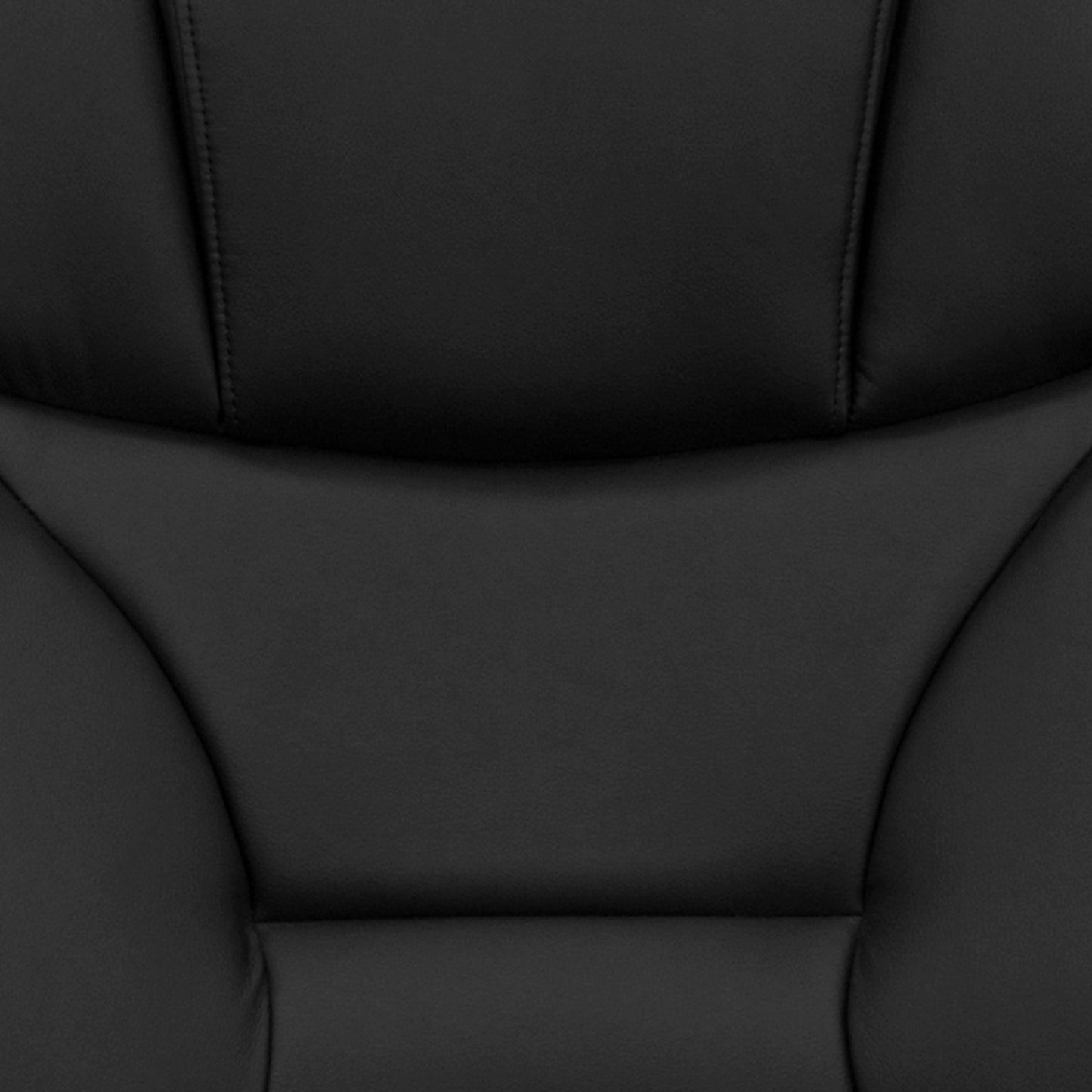 Hansel High Back Black LeatherSoft Executive Swivel Office Chair with Arms