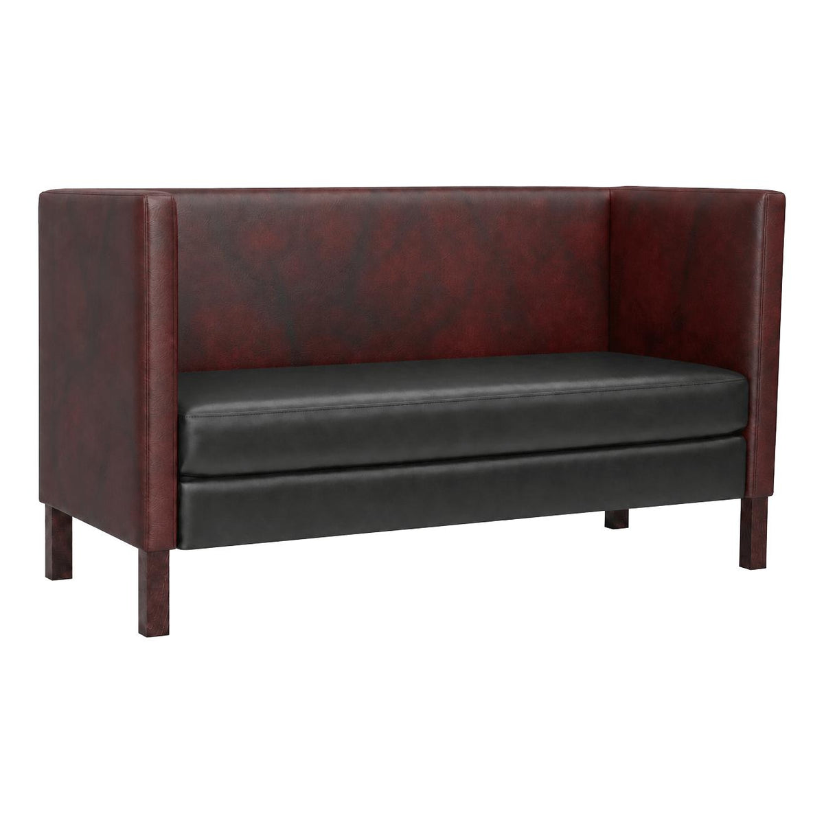 Orlina Plain Back Privacy Booth with Wood Legs19f80f05a96547b4ec