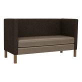 Orlina Plain Back Privacy Booth with Wood Legs19f80f05a9615e916d